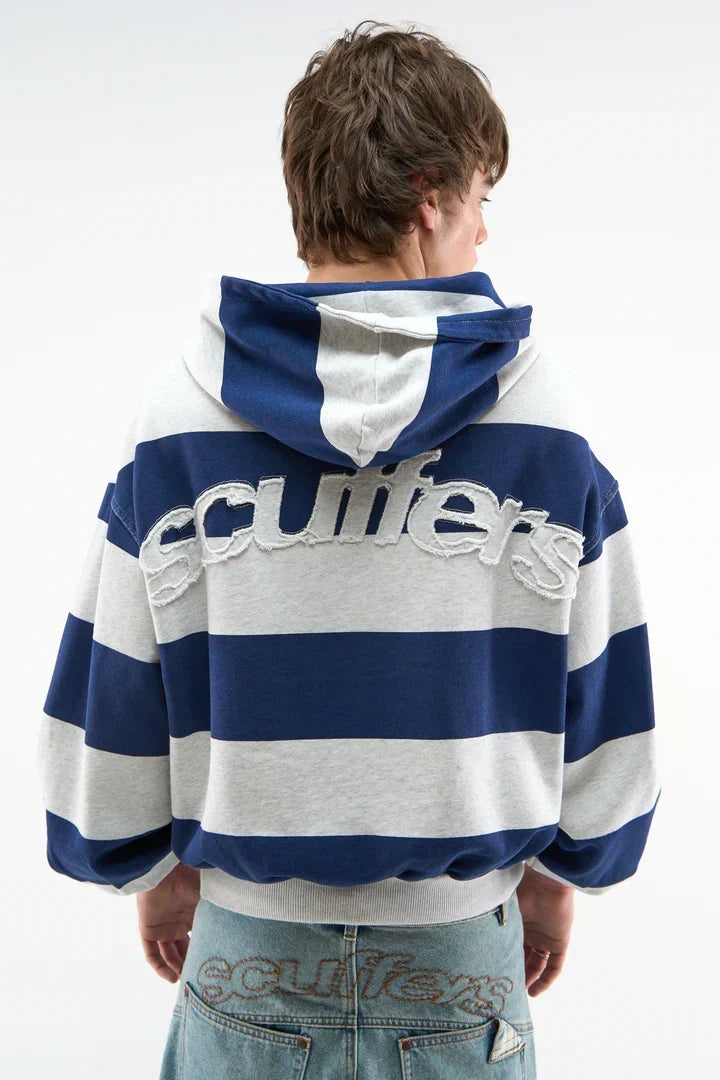 Scuffers Club Navy Zipper
