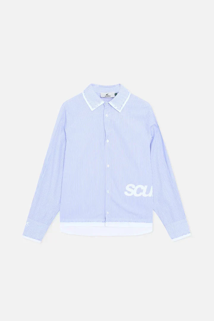 Scuffers Broke Striped Shirt