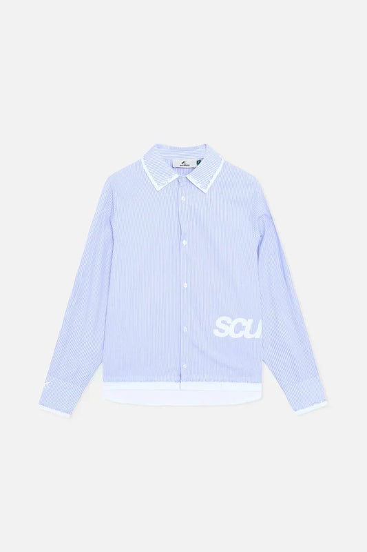 Scuffers Broke Striped Shirt