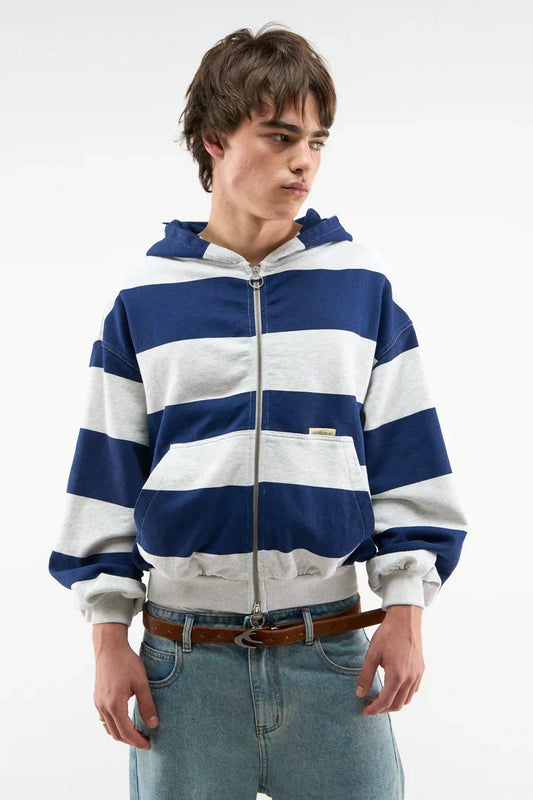 Scuffers Club Navy Zipper