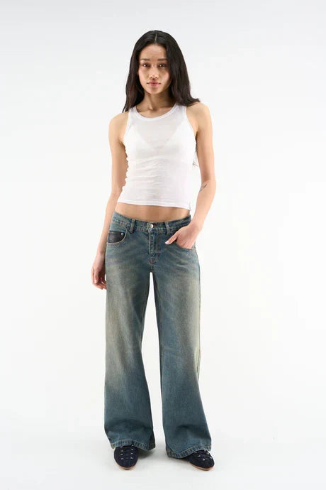 Scuffers Marlen Washed Blue Pants