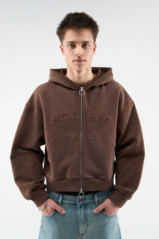 Scuffers Bullet Brown Zipper