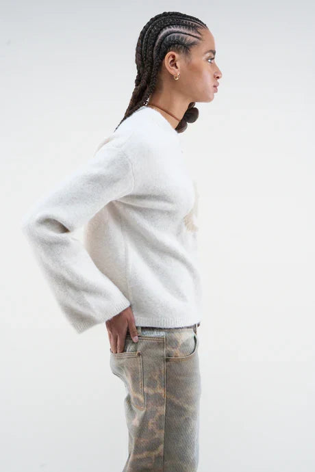 Scuffers Blend Ecru Knit