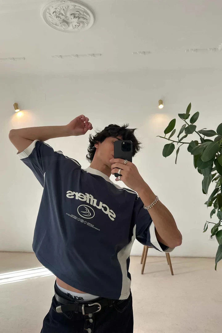Scuffers Effortless Navy T-Shirt