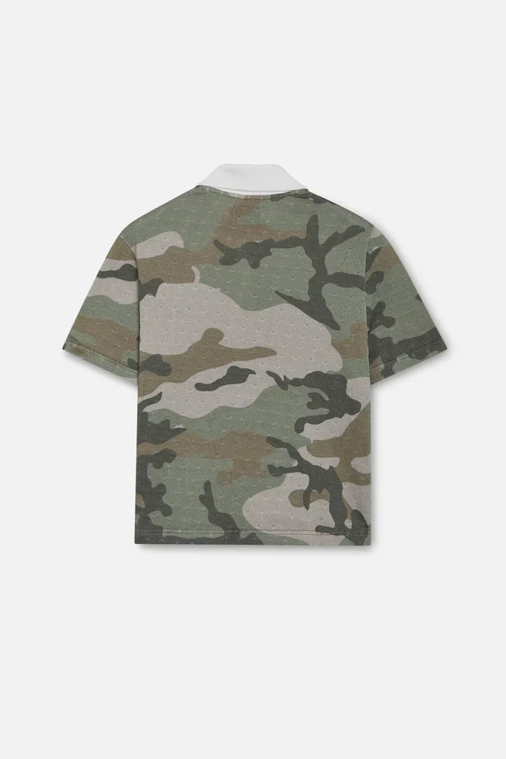 Scuffers Openwork Camo Polo