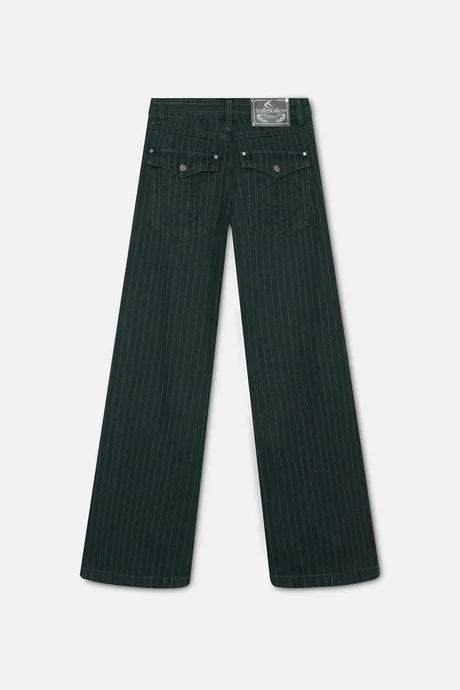 Scuffers Pinstripe Carrie Green Pants